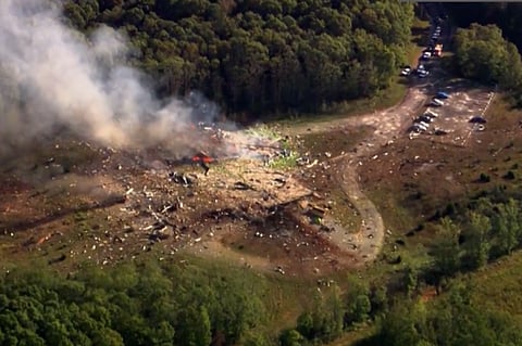 Local police four or five people were taken to a nearby hospital after the enormous explosion that levelled US military explosives factory, and that several are deceased. The plant in Bucksnort, Tennessee - roughly 56 miles (90km) south west of Nashville - specialises in the development, manufacture, handling and storage of explosives. The cause of the blast remains unclear.