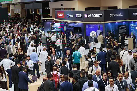 Visitors at the Gitex Global 2025 at Dubai World Trade Centre.