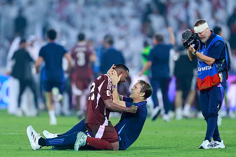 Relive the high-stakes FIFA World Cup clash as Qatar edges past UAE 2-1 in thrilling action.