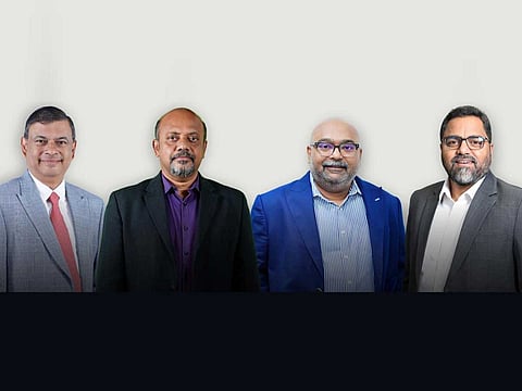 From Left: Hariharan VS, Ramesh Natarajan, Sayantan Dev, Sukhil Nair