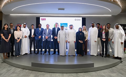 Officials during the announcement of the sixth edition of the Dubai Schools Games.