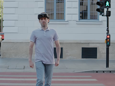 AI glasses helping the blind navigate win $10K top prize at GITEX Dubai