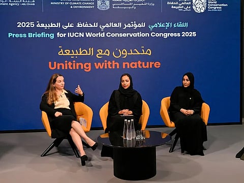 Abu Dhabi Nature Conservation Conference in session.