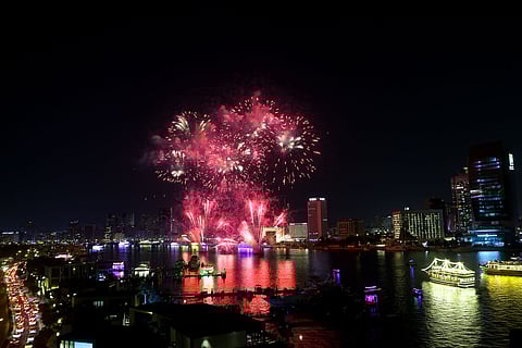 Light, colour, and magic! Watch Souk Al Seef sparkle with Diwali fireworks.