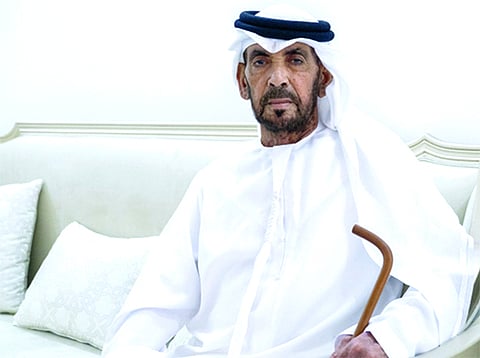 Saeed Musbah Al Ketbi, an Emirati storyteller and researcher of national heritage