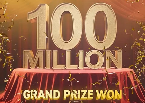 Dh100 million Grand Prize has been won! Tonight’s Lucky Day Draw #251018 crowned our very first Dh100 million winner, the UAE Lottery announced on social media,