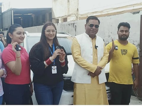 For the third year in a row, entrepreneur M.K. Bhatia gifts luxury cars to his staff this Diwali, calling them the true backbone of his company.