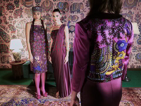 Marushika's latest collection Meheroon speaks in geometry and folklore