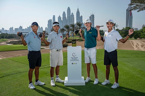 Asia-Pacific Amateur Championship set for thrilling battle at Emirates Golf Club