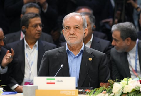 Iranian President Masoud Pezeshkian was elected last year on a promise to ease relations with the West and secure the lifting of sanctions that are hurting the economy.