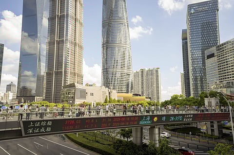 China stock gauge set for decade-high driven by savings glut.