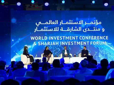 From left: Moderator, Edgar Davids, a renowned Dutch professional footballer, Patrice Evra, Former Captain of Manchester United, Founder of the "I Love This Game" brand and Amir Khan, British professional boxer at SIF 2025