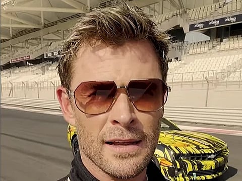 Chris Hemsworth in the latest tourism ad to promote Abu Dhabi as a desirable destination