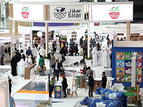 Visitors explore the cutting-edge solutions in food security and agritech during the Global Food Week in Abu Dhabi.