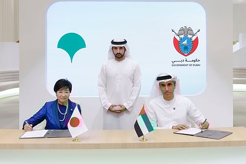 Abdulla Mohammed Al Basti, Secretary-General of The Executive Council of Dubai, and Yuriko Koike, the Governor of Tokyo, signed a bilateral MoU to promote collaboration in infrastructure, transport, urban resilience, and digital transformation, underscoring Dubai’s role in shaping the future of sustainable cities through global partnerships.