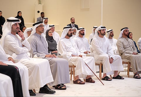 Sheikh Mohammed during the launch of 'Volunteering and Community Engagement Ecosystem'