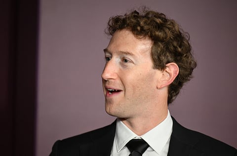 CEO of META Mark Zuckerberg attends the WSJ Innovator Awards in New York on October 29, 2025.
