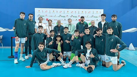 Pakistan Volleyball Team was felicitated by NOC Pakistan President