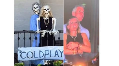 The unforgettable Coldplay moment returned as a Halloween costume.