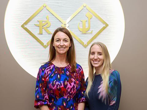 Jodie Drew, Founding Principal of Rashid and Latifa School – Boys, and Claire Crew, Founding Principal of Rashid and Latifa School – Girls. Photo: Ahmad Alotbi/Gulf News