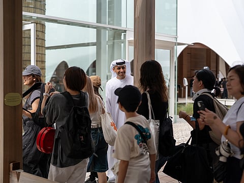 UAE ambassador to Japan Shihab Alfaheem at the UAE Pavilion at Expo 2025 Osaka.