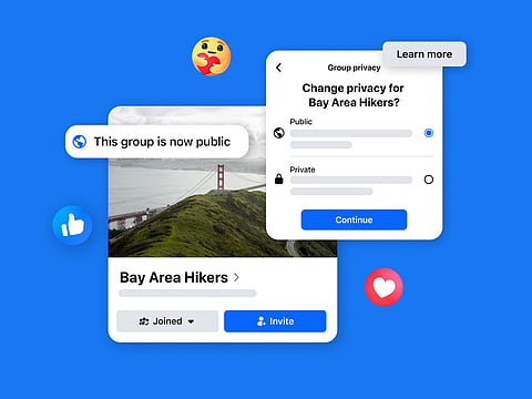 Group admins can initiate the change via the group’s settings.