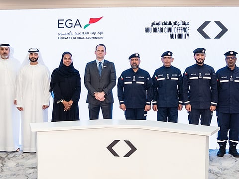 Abu Dhabi Civil Defence Authority and EGA sign agreement to advance fire safety practices and emergency response