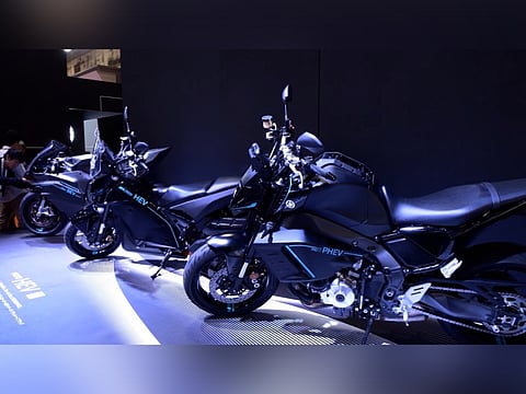 Yamaha unveils next-gen AI Motorcycle at Japan Mobility Show.