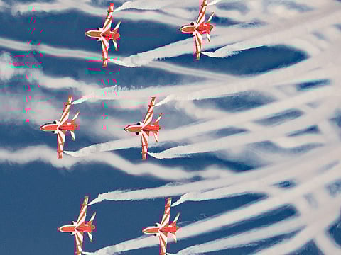 Opening day of the Dubai Airshow 2025 featured next-generation jets, aerobatic teams and first-time international showcases.