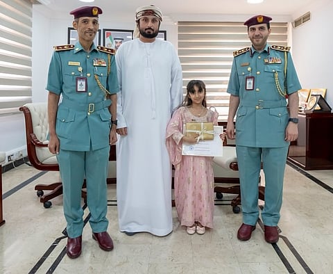 Brig Gen Al Muhairi praised the young girl’s action.
