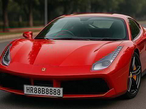 This week, the number attracted 45 bidders, the most for any plate in the auction cycle. AI generated image.