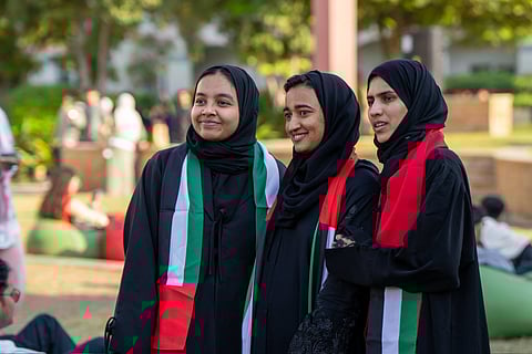 Students at the University of Wollongong in Dubai celebrate UAE National Day with tradition, talent and community energy