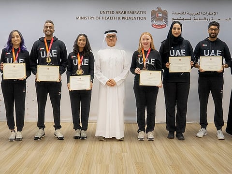 The ceremony served to appreciate the inspirational recovery stories of the six athletes and underscore the life-saving importance of organ donation across the UAE.