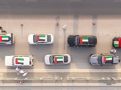 500+ cars join Al Etihad Parade in Dubai to celebrate UAE's 54th National Day