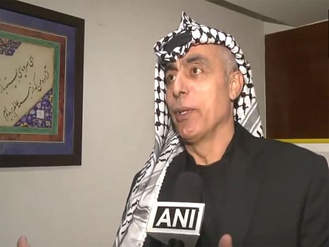 Palestine Ambassador to India Abdullah Abu Shawesh.