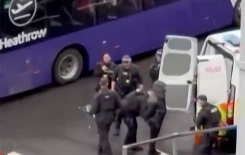 A man was arrested by Metropolitan Police following a reported pepper spray attack at London's Heathrow Airport on Sunday, which injured 21 people including a toddler.