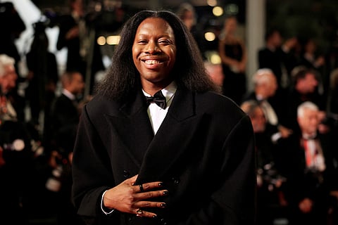 US playwright Jeremy O. Harris arrives for the screening of the film "The Idol" during the 76th edition of the Cannes Film Festival in Cannes, southern France. File photo taken May 22, 2023.