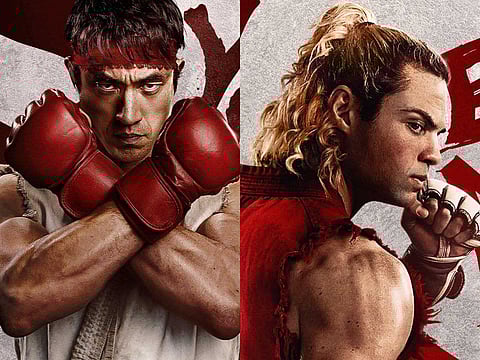 Andrew Koji (left) and Noah Centineo as fan favirites Ryu and Ken.