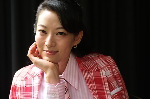 Actor Arden Cho poses for a portrait in Los Angeles on Tuesday, Aug. 26, 2025. (AP Photo/Chris Pizzello)