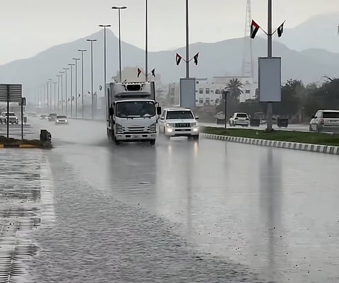 Ras Al Khaimah Hit by Intense Rainfall