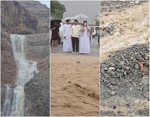 Authorities warn residents as rain causes waterlogging