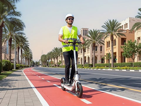 Dubai RTA urges users to follow rules, wear safety gear and ride responsibly.
