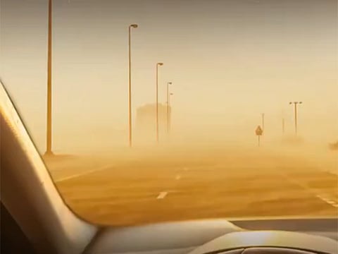 Motorists urged to slow down as visibility drops across UAE.