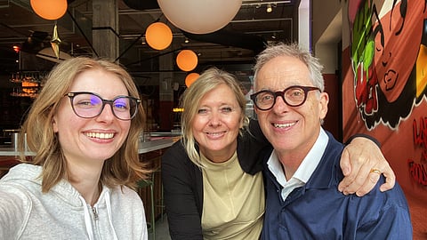 From left: Hannah, Petra and Reiner Kaltenbach