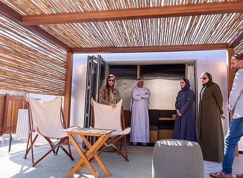 Bodour Al Qasimi oversees final preparations for ‘Nomad’, an eco-luxury hospitality destination in Kalba ahead of its opening by end of year
