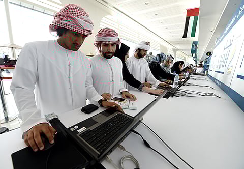 Emirati university students Photo for illustrative purposes only