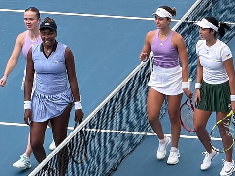 Alex Eala, Iva Jovic beat Venus Williams, Elina Svitolina in ASB Classic doubles match