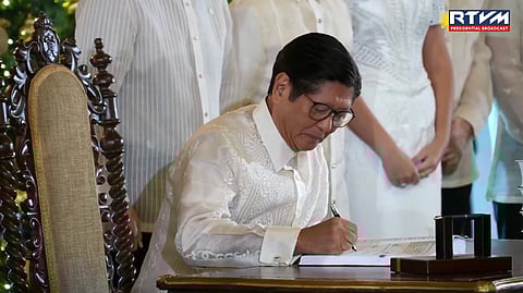 President Ferdinand Marcos Jr. signs the ₱6.793-trillion national budget for 2026, in which he vetoed ₱92.5 billion worth of items under the Unprogrammed Appropriations (UA), saying the move will safeguard against political patronage and blank-cheque spending.