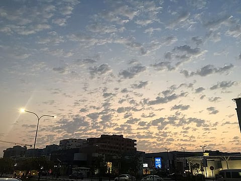 Forecasters said low clouds may appear over parts of the northern regions.