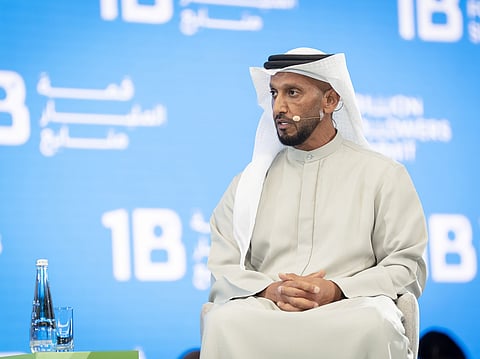 Sheikh Abdullah Al Hamed addresses the second day of the 1 Billion Followers Summit, calling on creators to tell the UAE’s story of hope, achievement and tolerance.